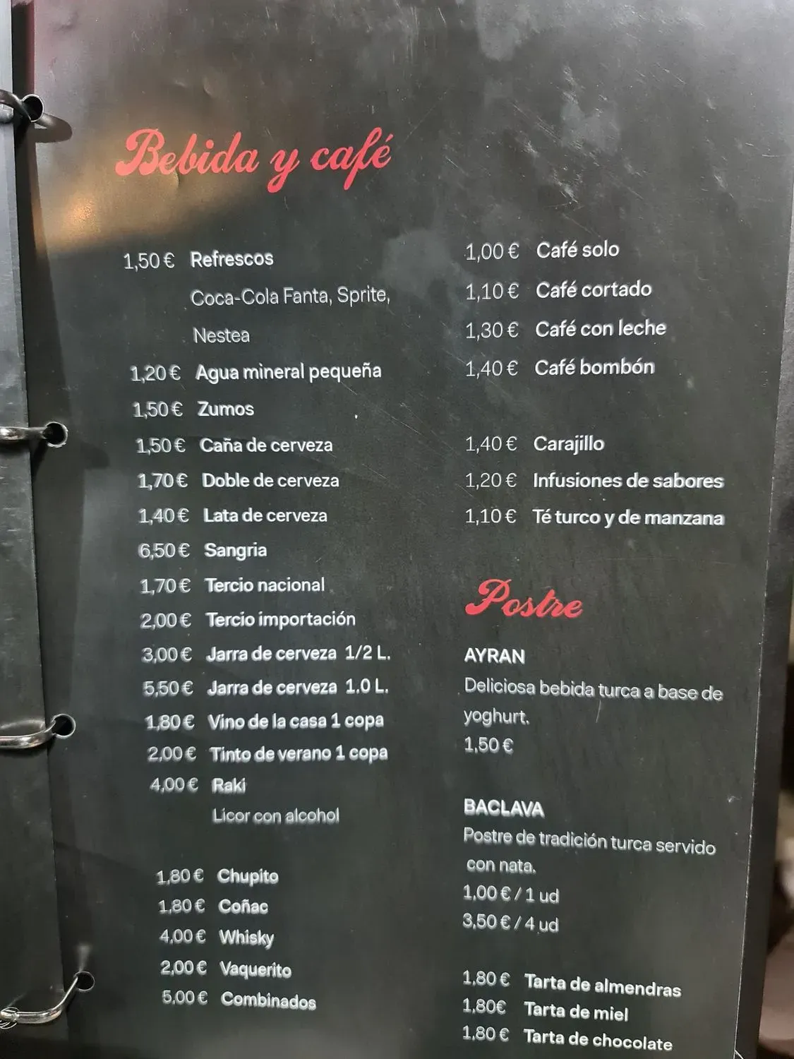 Menu 2