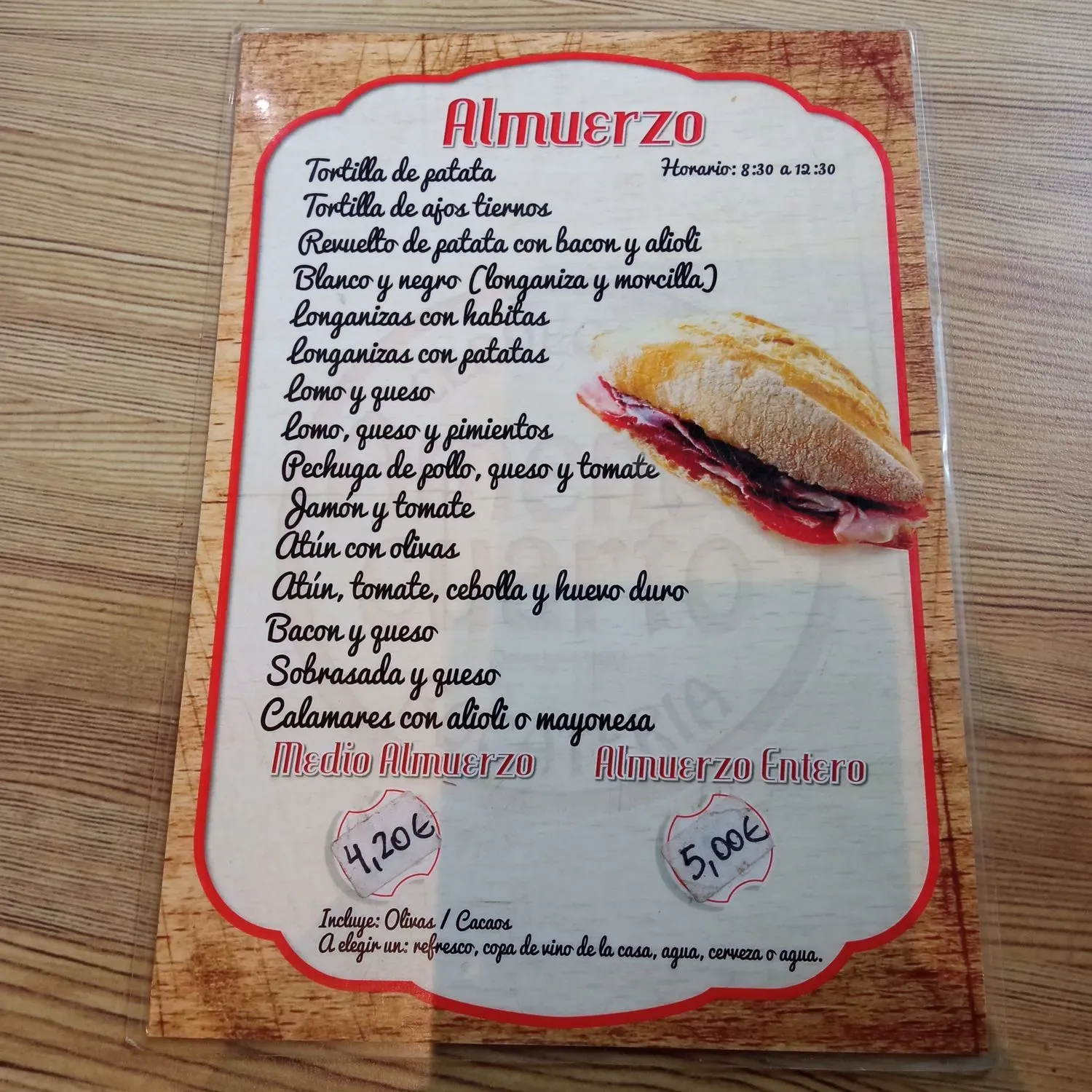 Menu 2