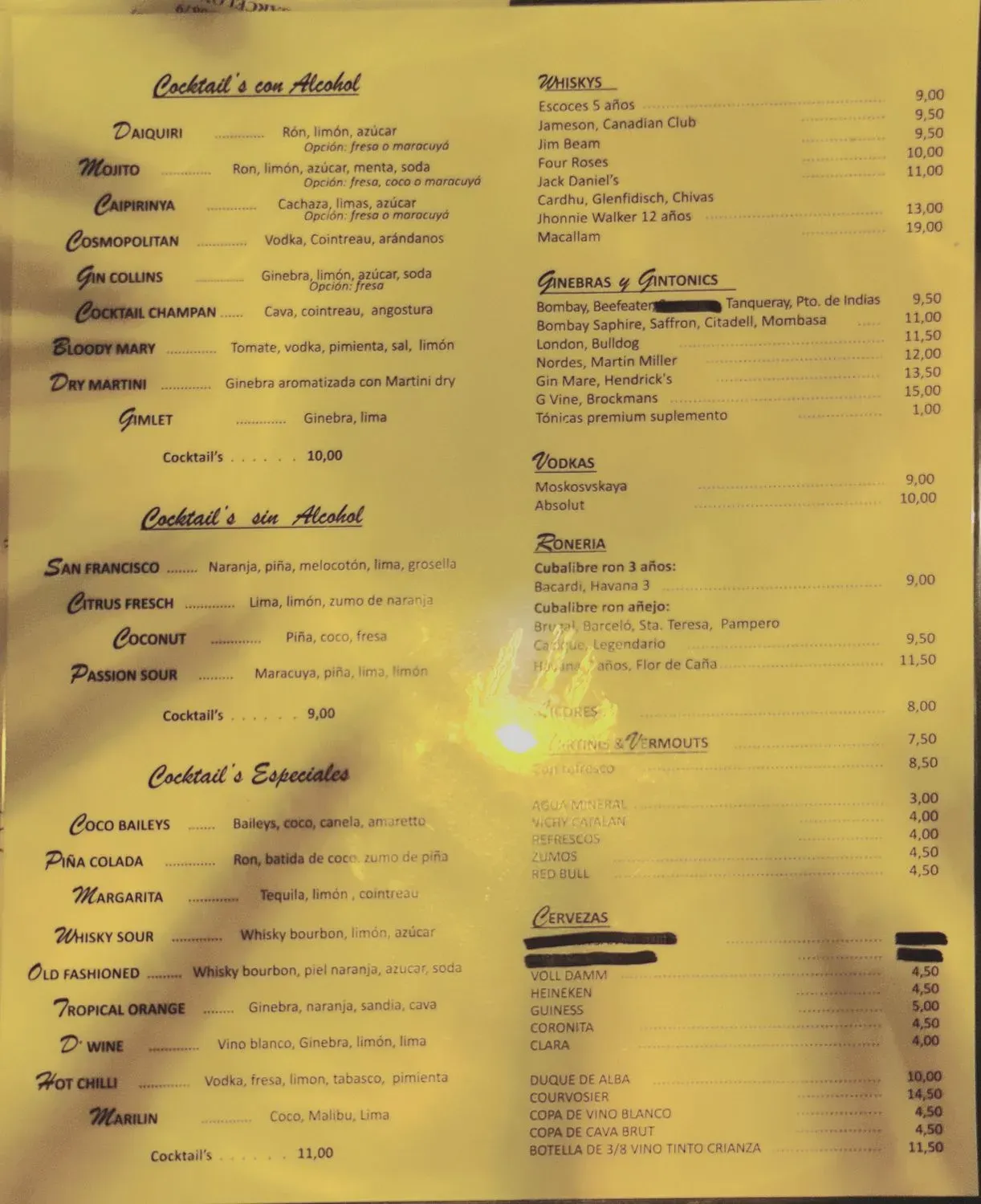 Menu 3