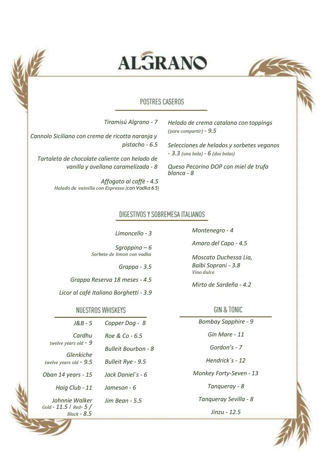 Menu 2