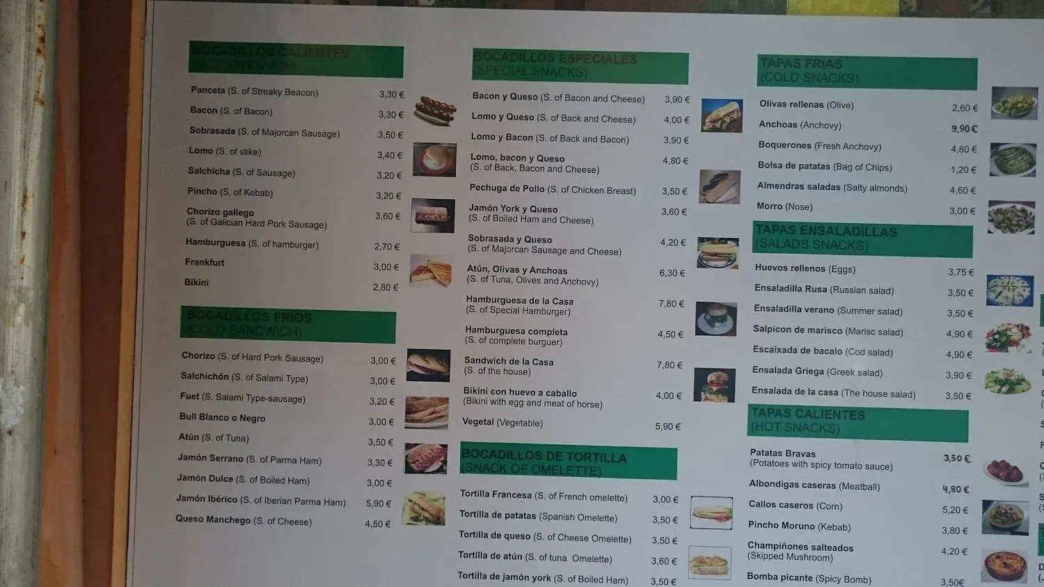 Menu 3