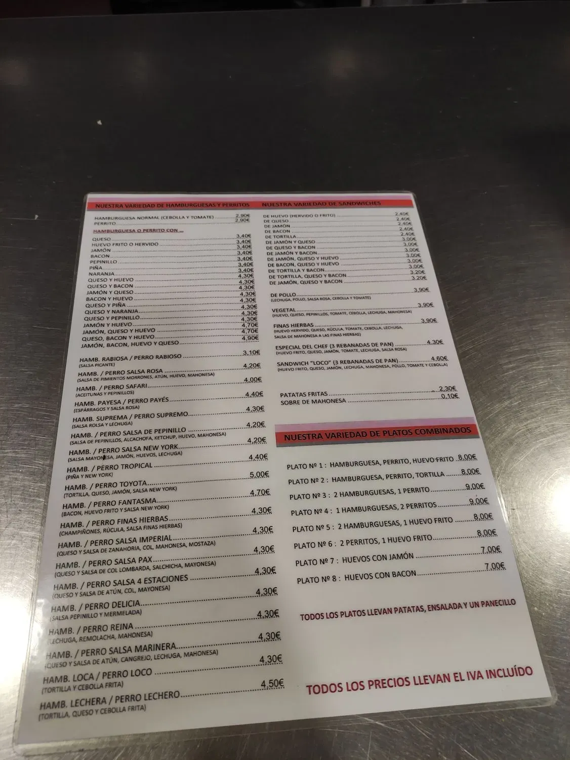 Menu 2