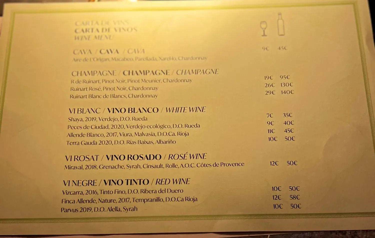 Menu 2