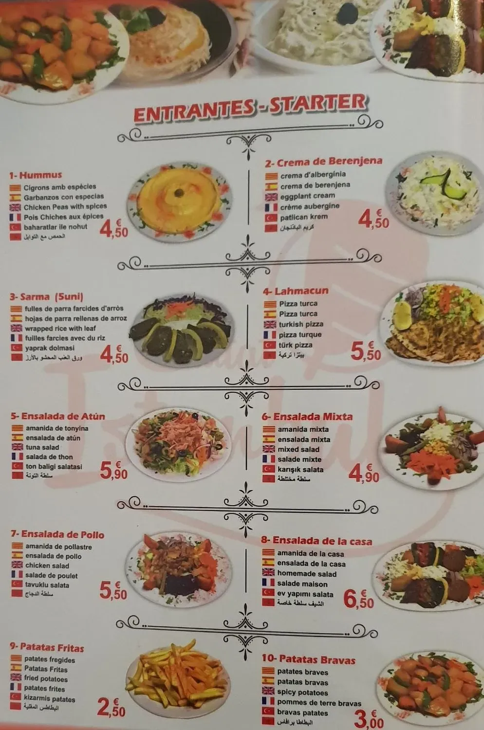 Menu 3