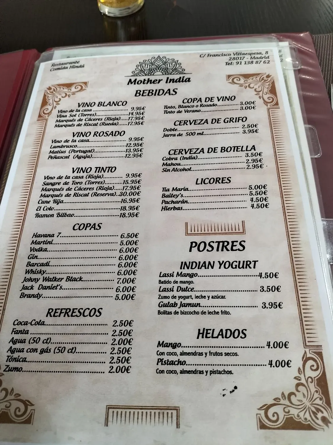 Menu 3