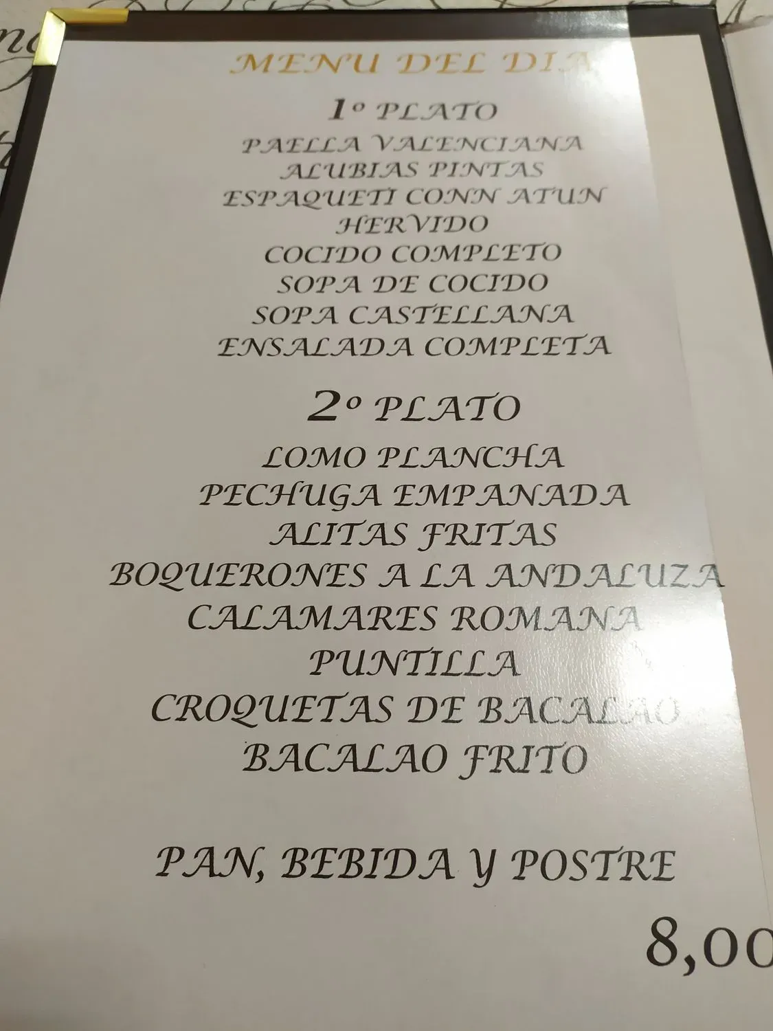 Menu 2