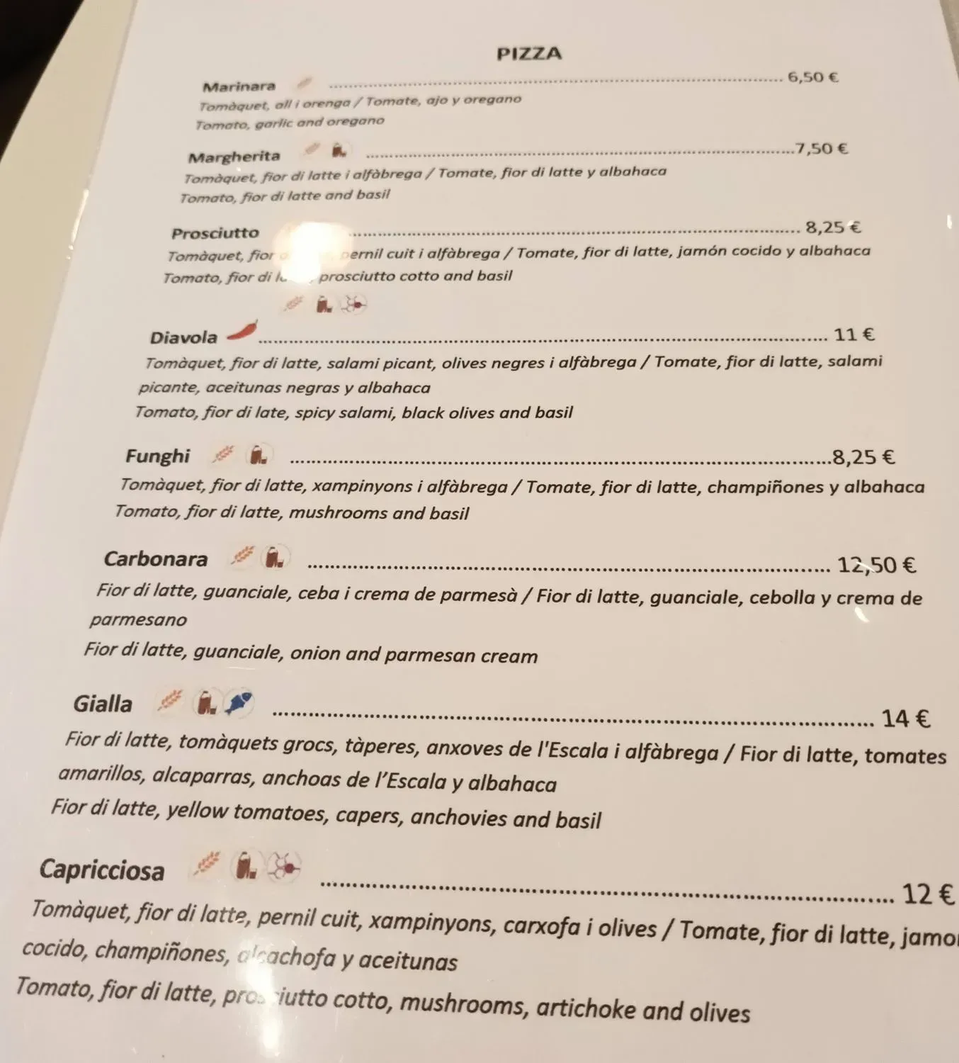 Menu 2