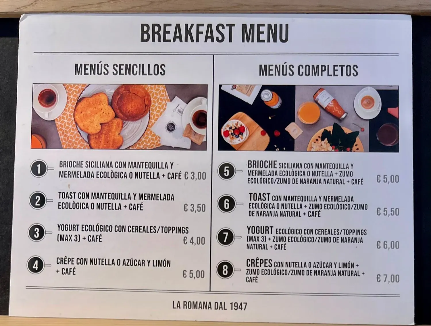 Menu 3