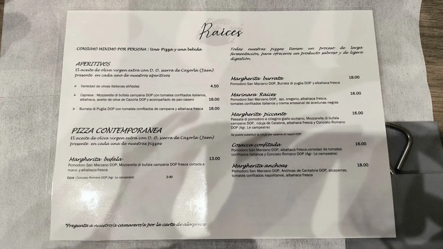 Menu 2