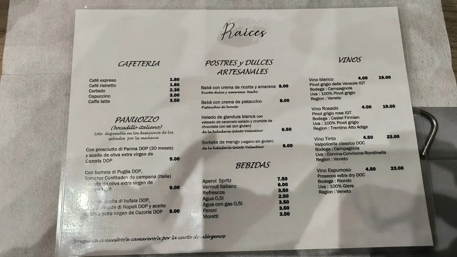 Menu 3