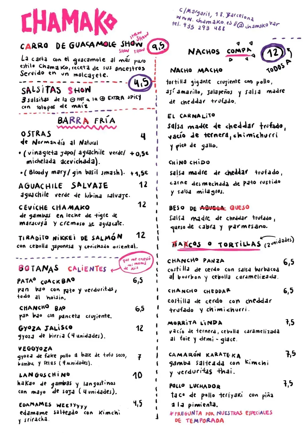 Menu 2