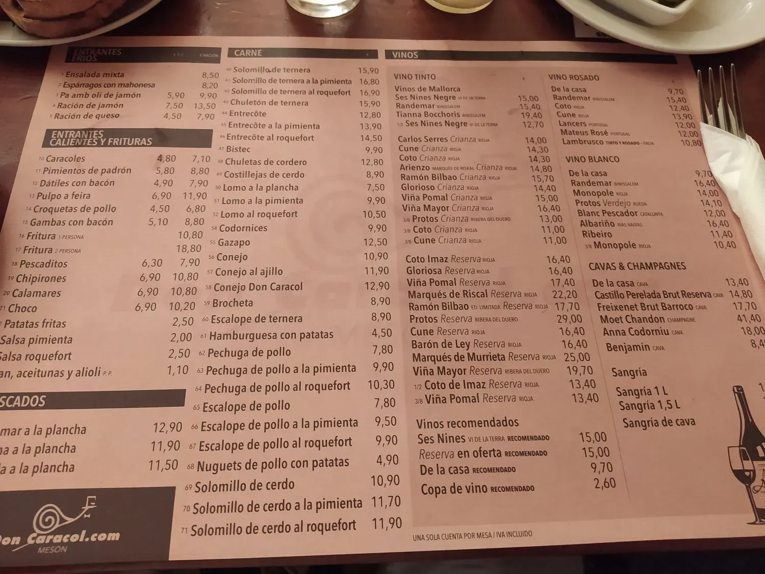 Menu 2