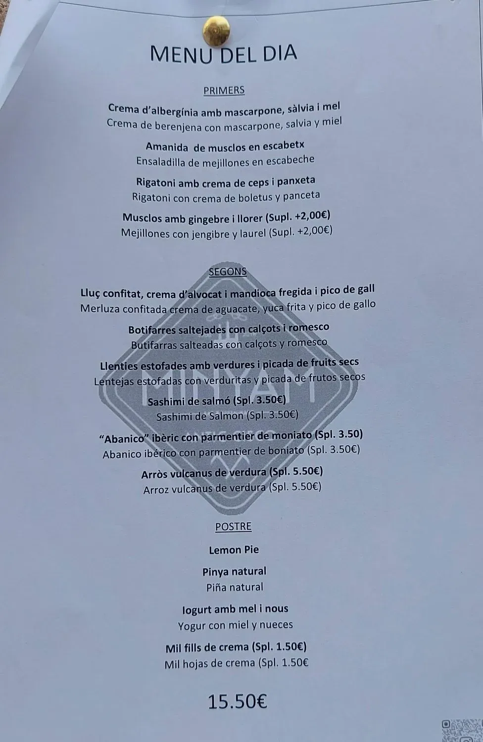 Menu 3