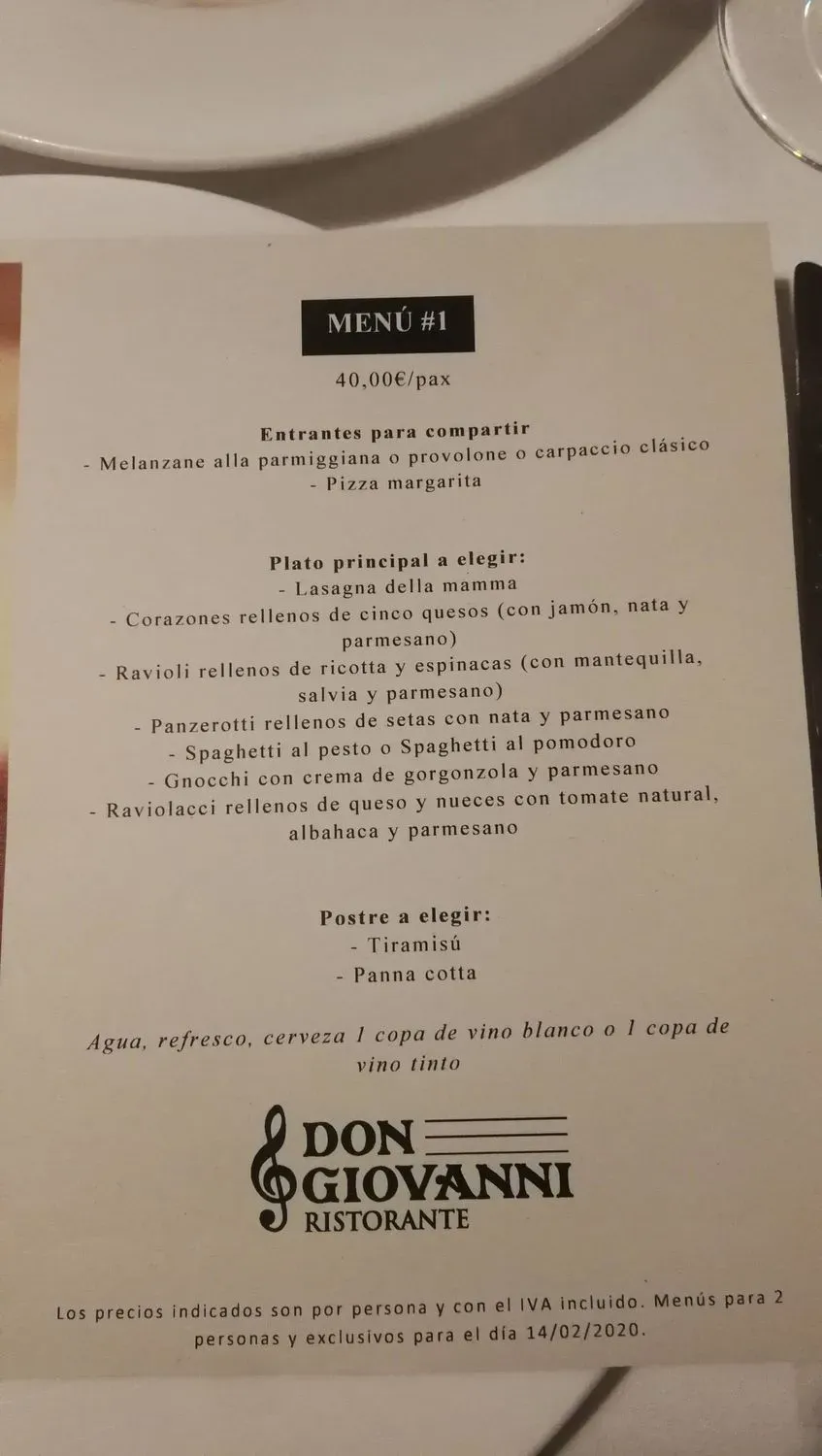 Menu 2