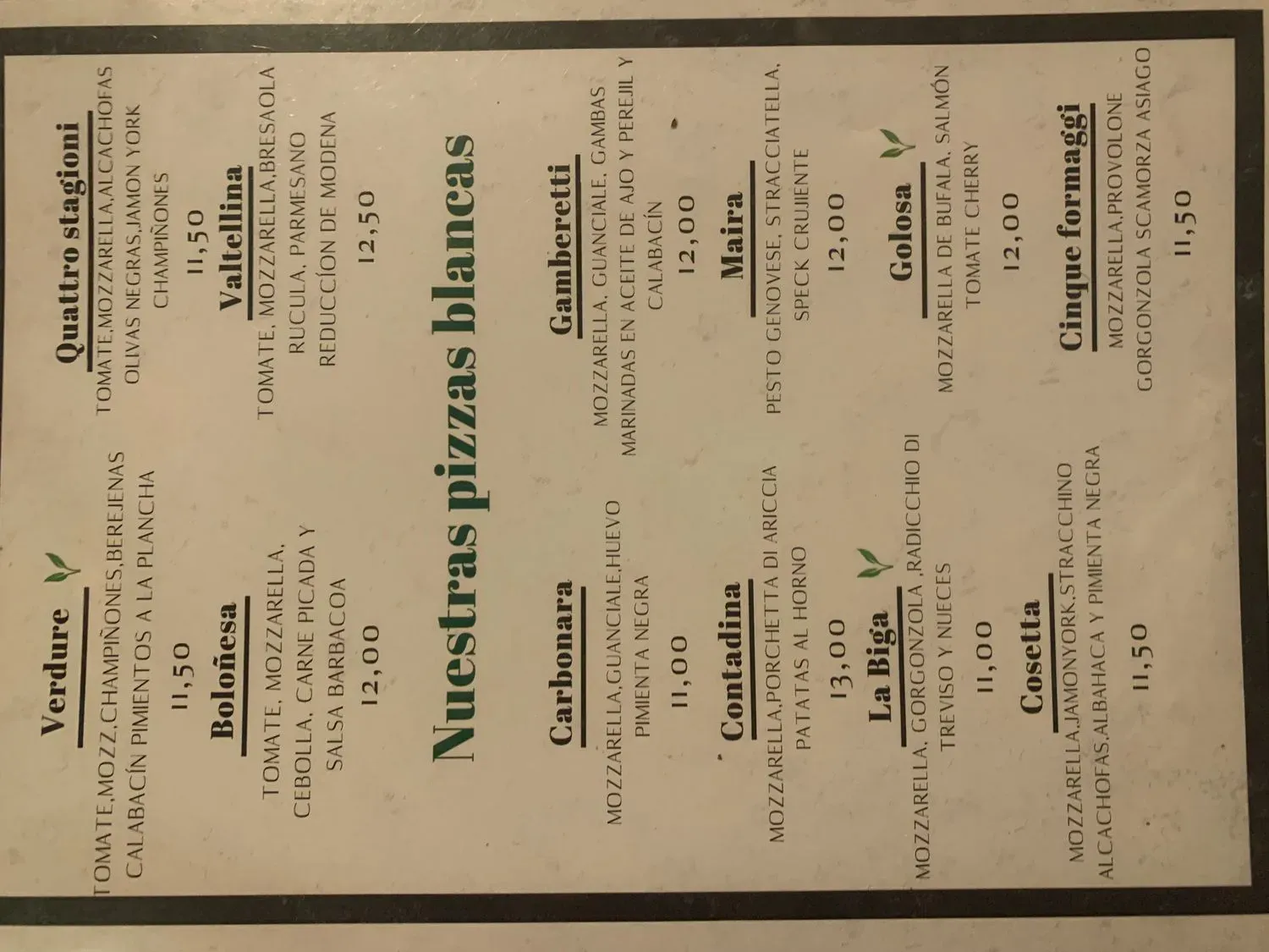 Menu 2