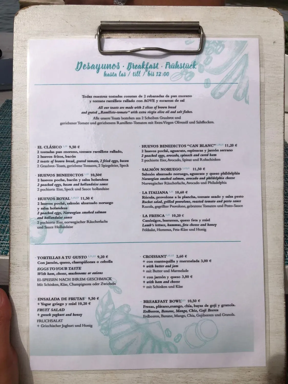 Menu 2