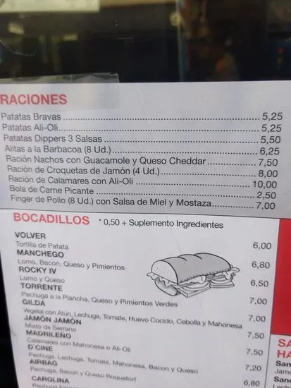 Menu 3