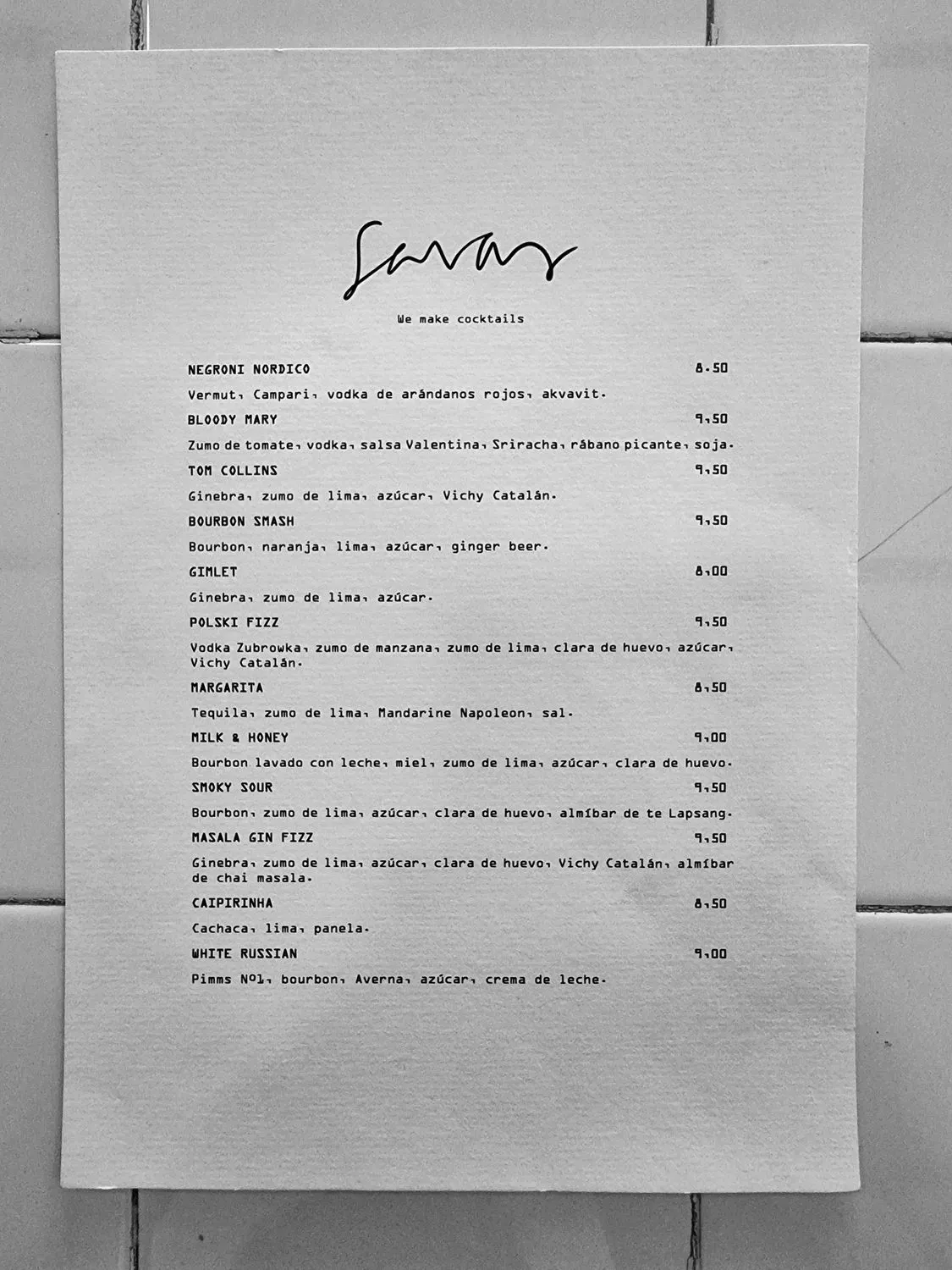 Menu 2