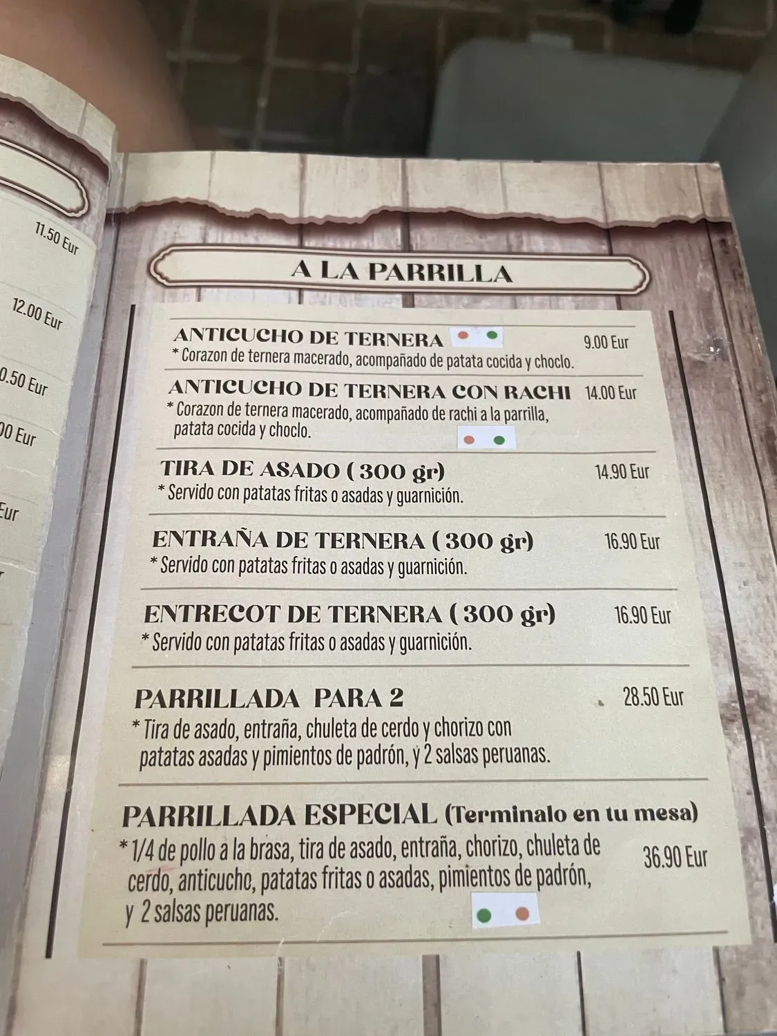 Menu 2