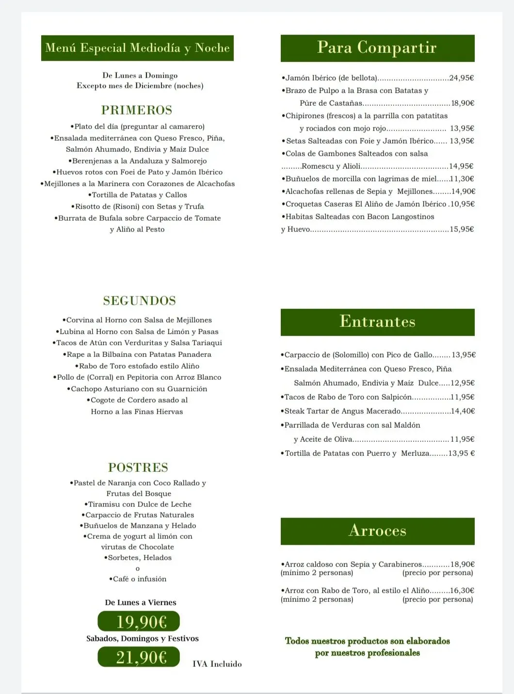 Menu 2