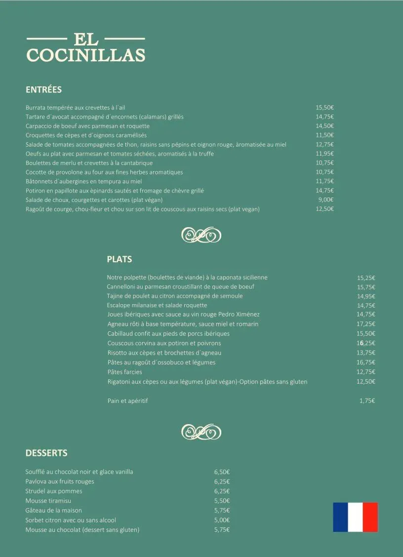 Menu 3