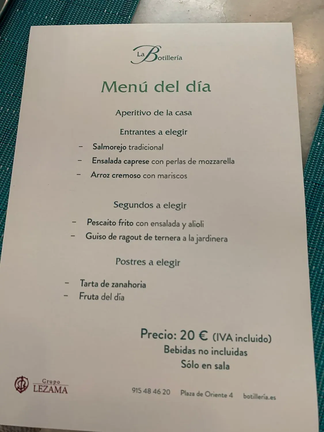 Menu 3