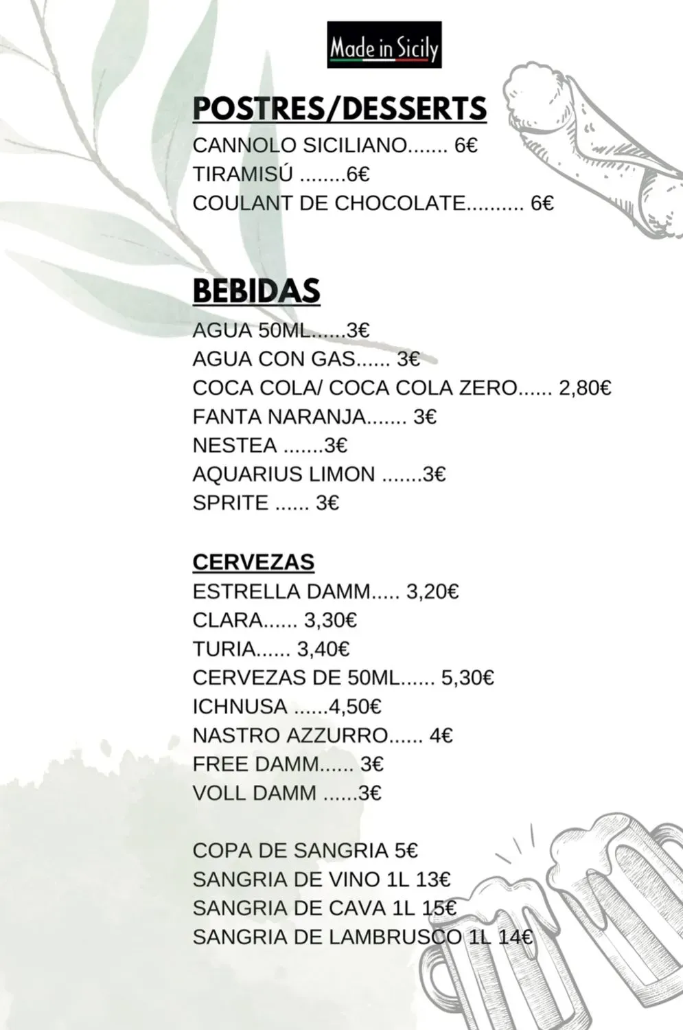 Menu 2