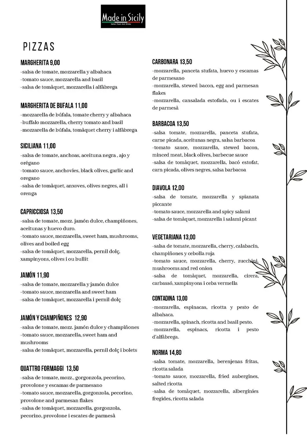 Menu 3