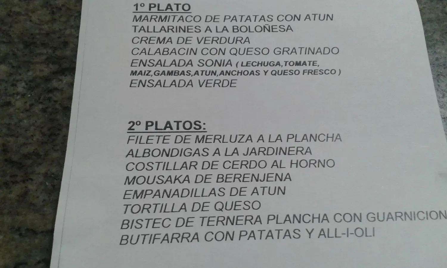 Menu 3