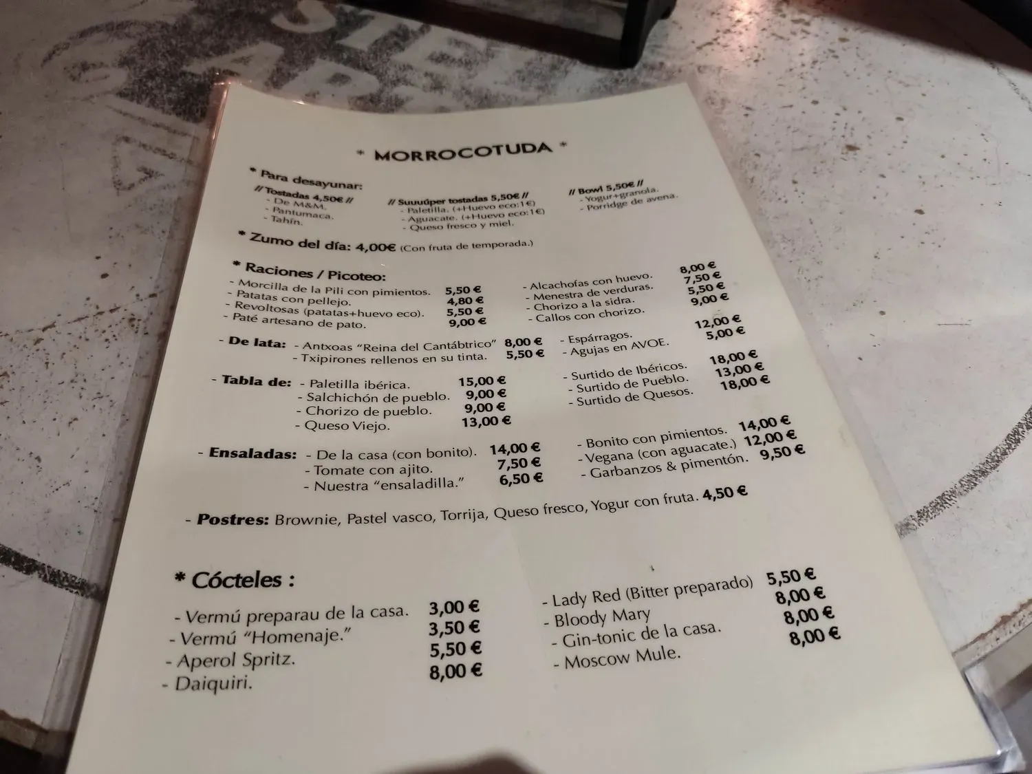 Menu 3