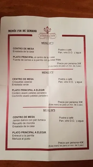 Menu 2