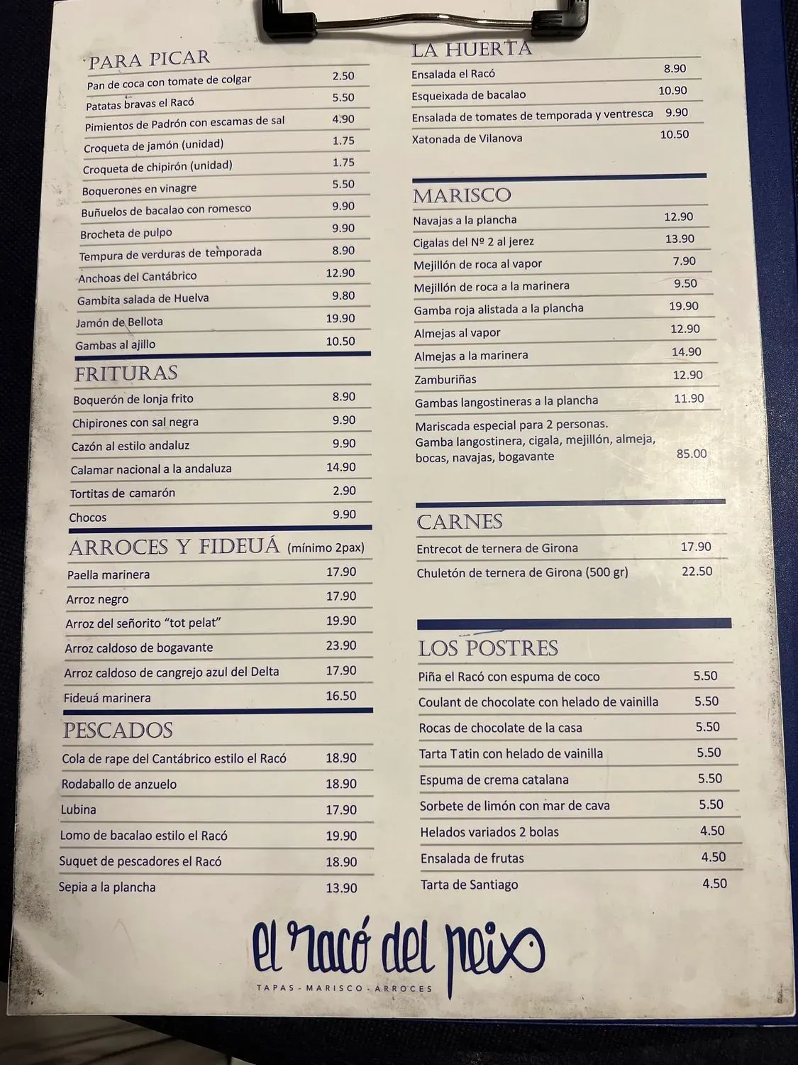 Menu 2