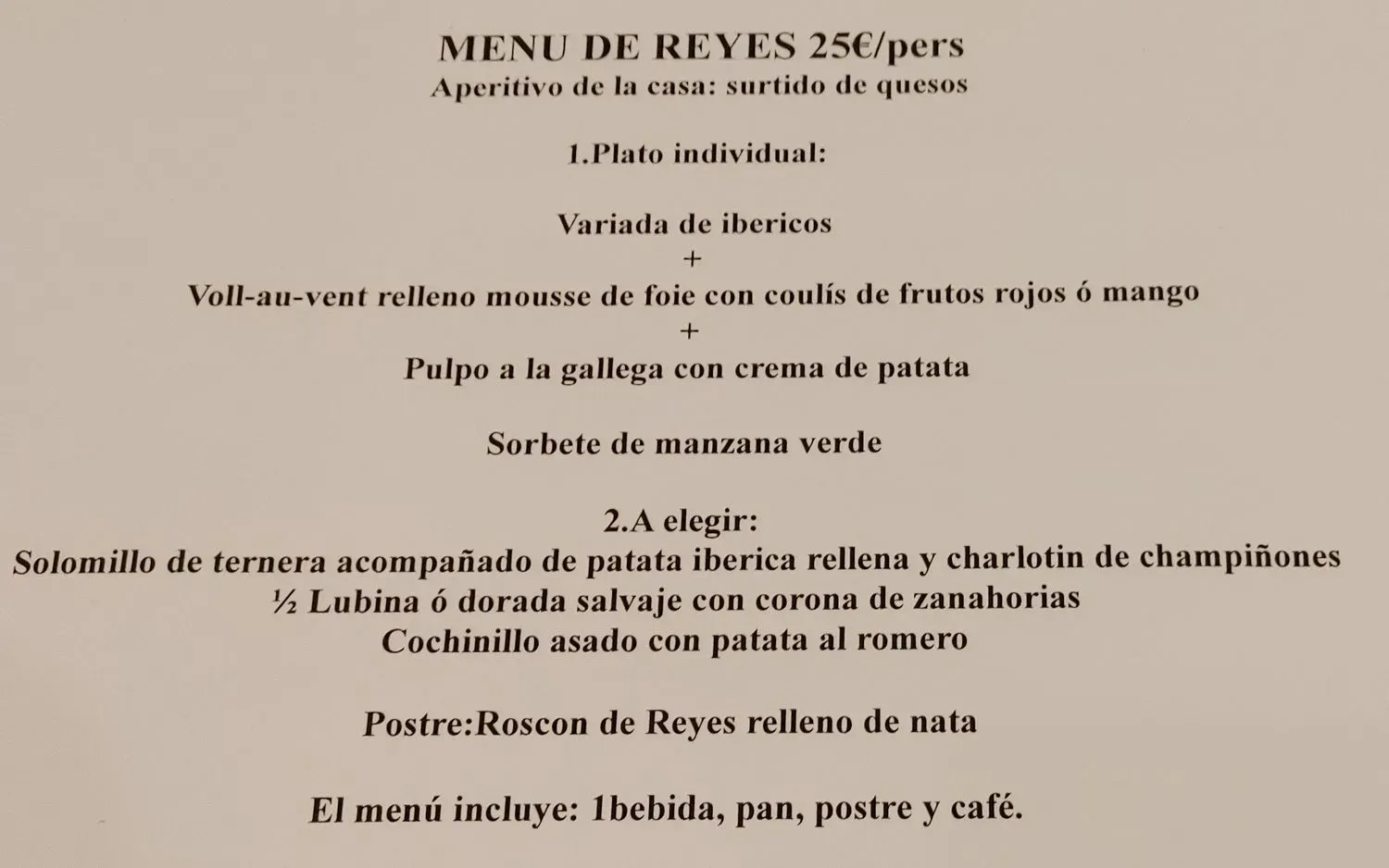 Menu 2