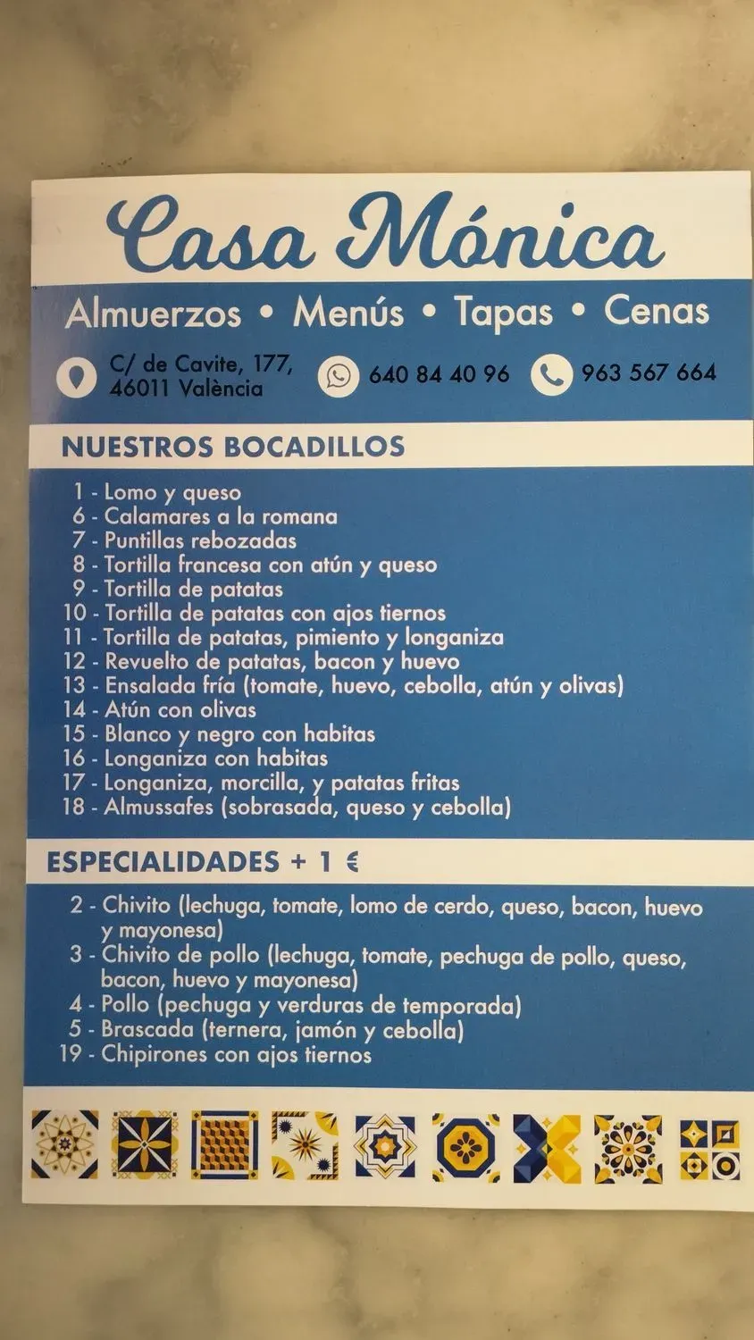 Menu 2