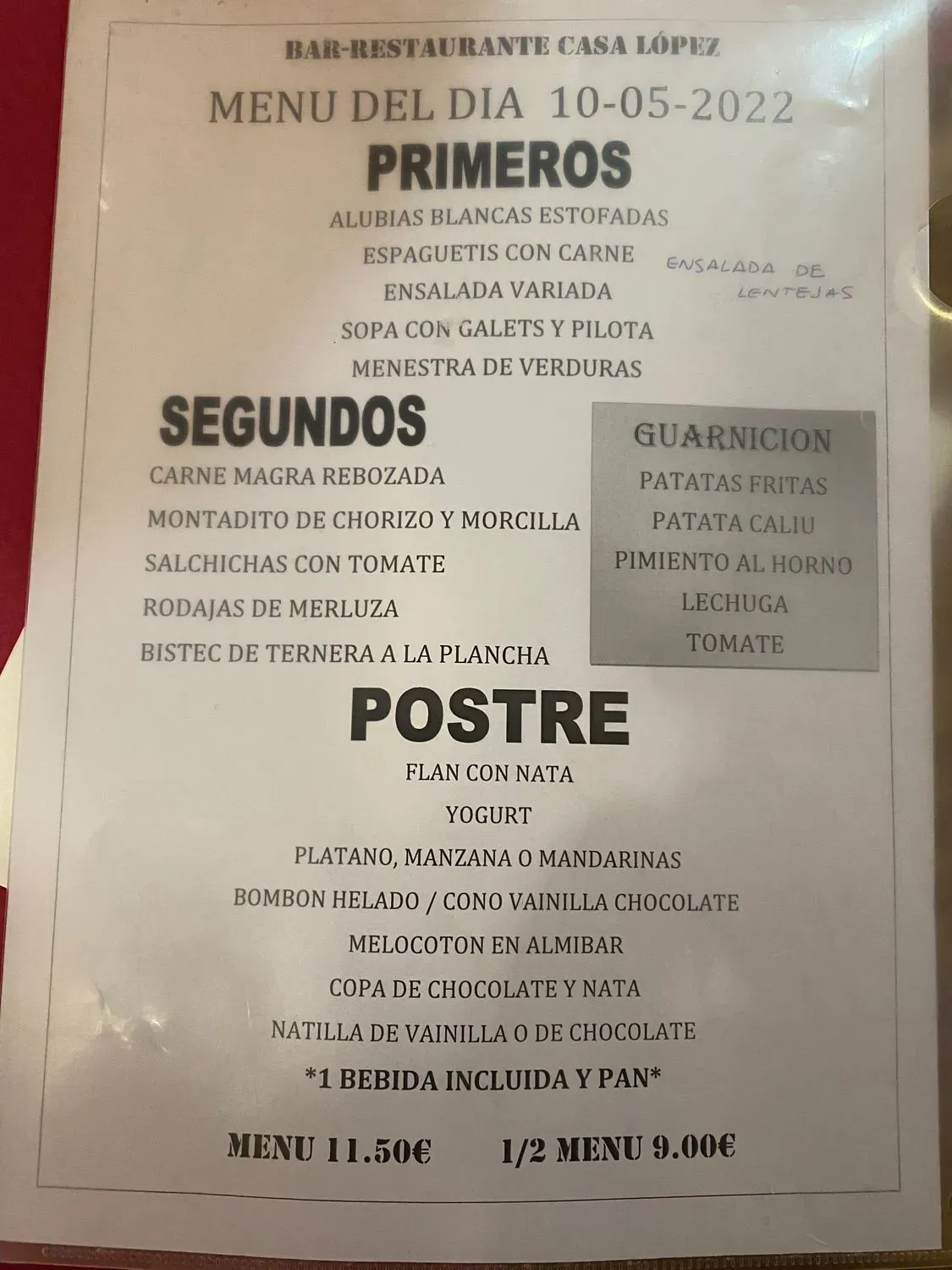 Menu 3