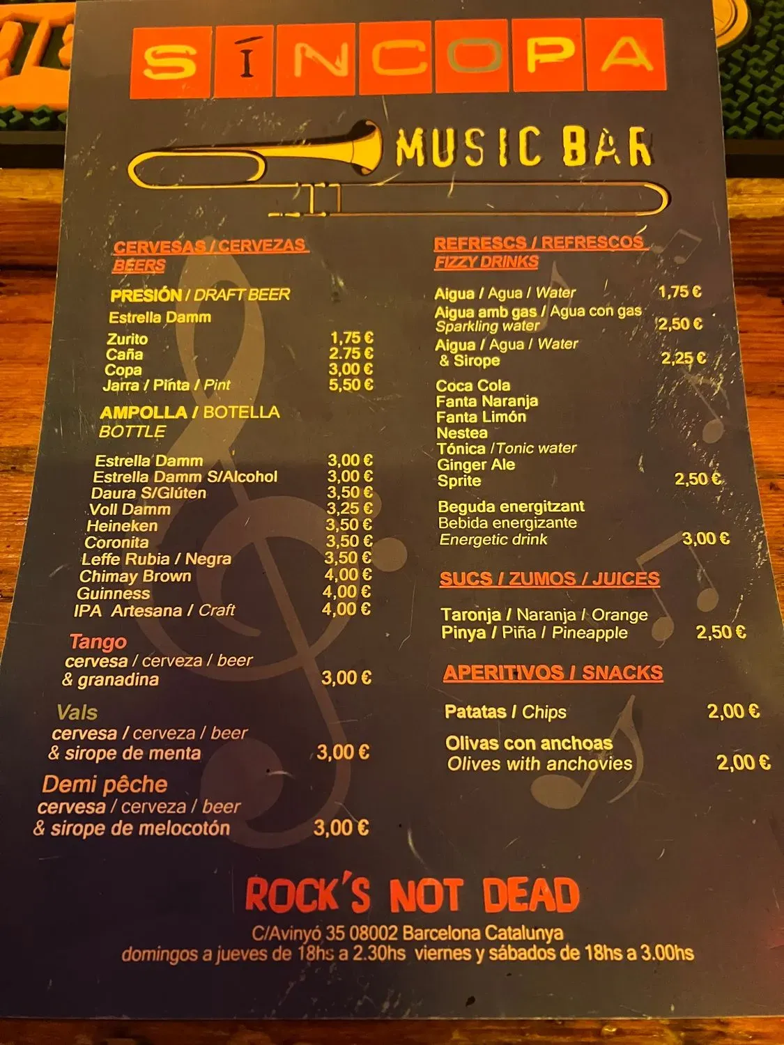 Menu 2