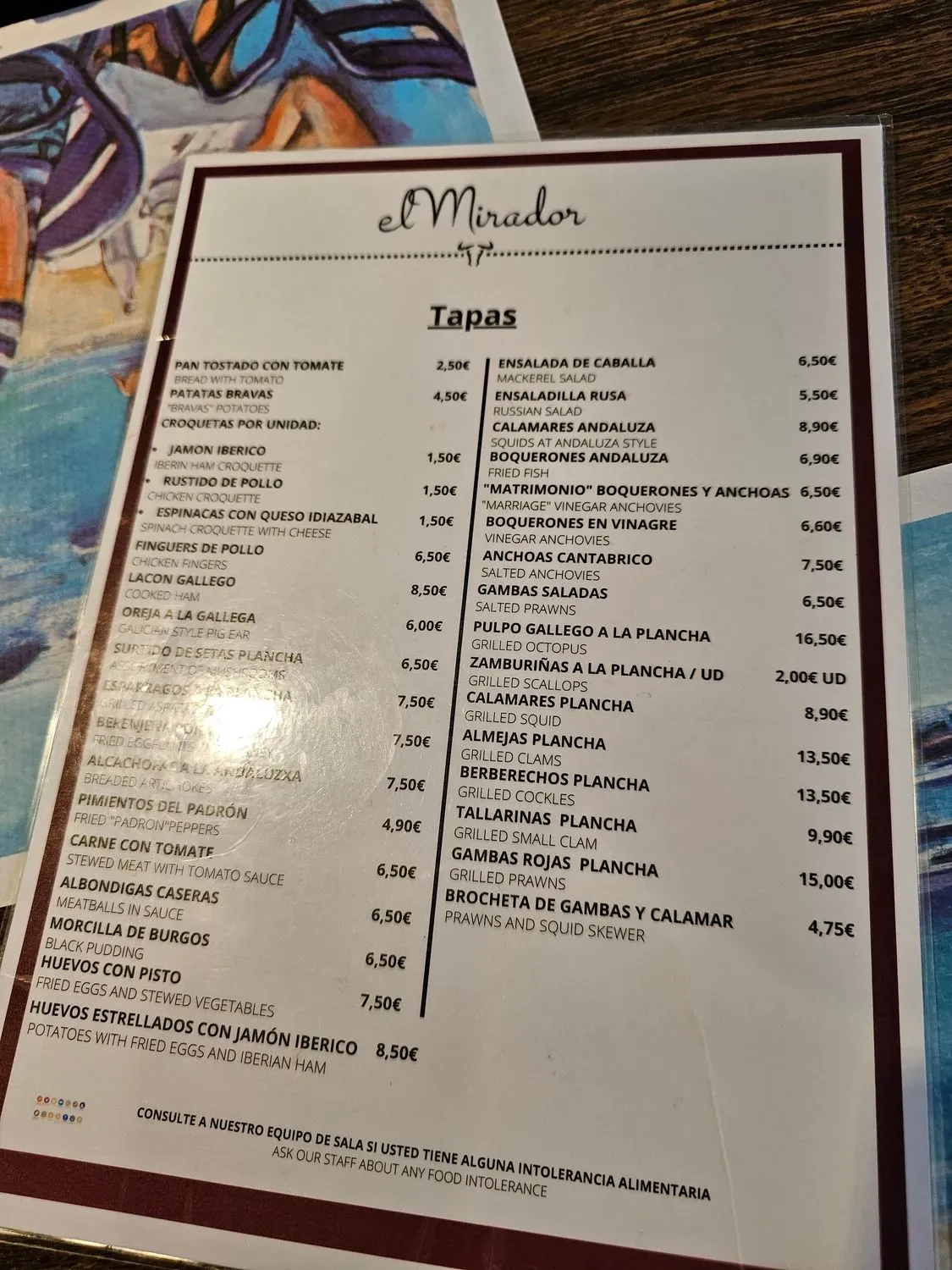 Menu 3