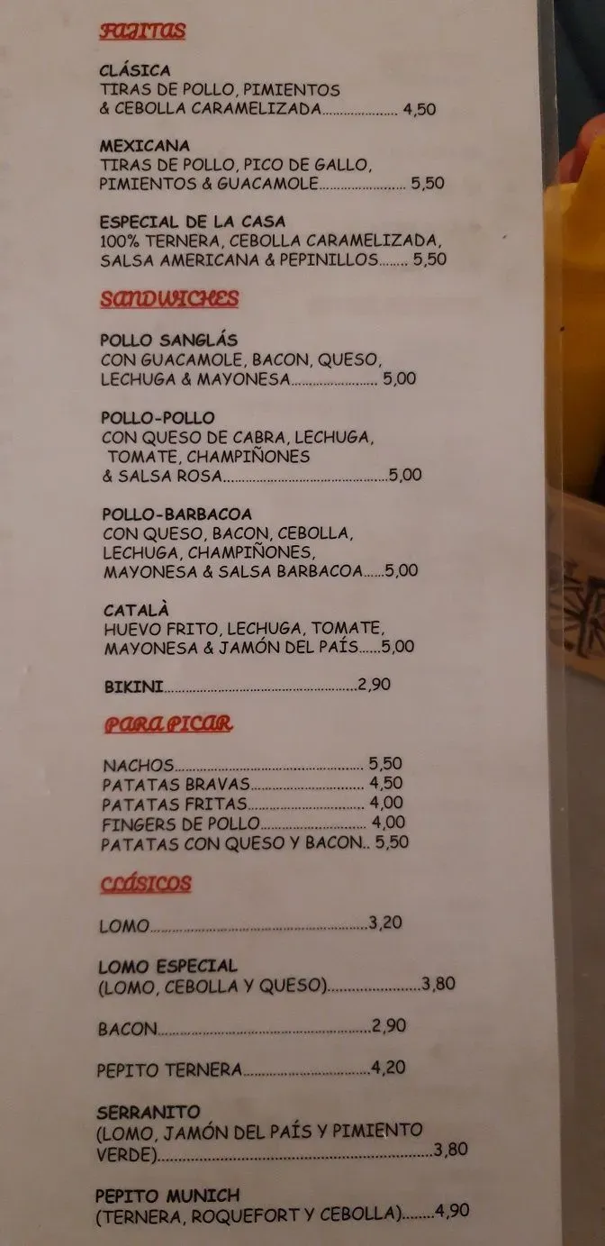 Menu 2