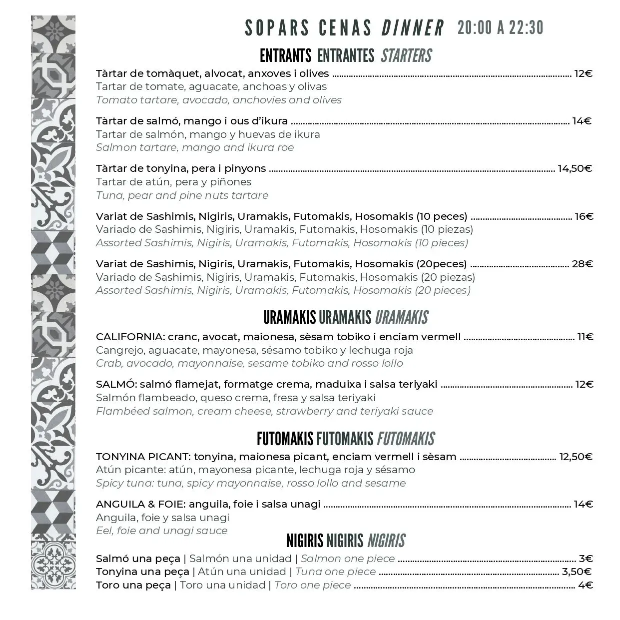 Menu 2