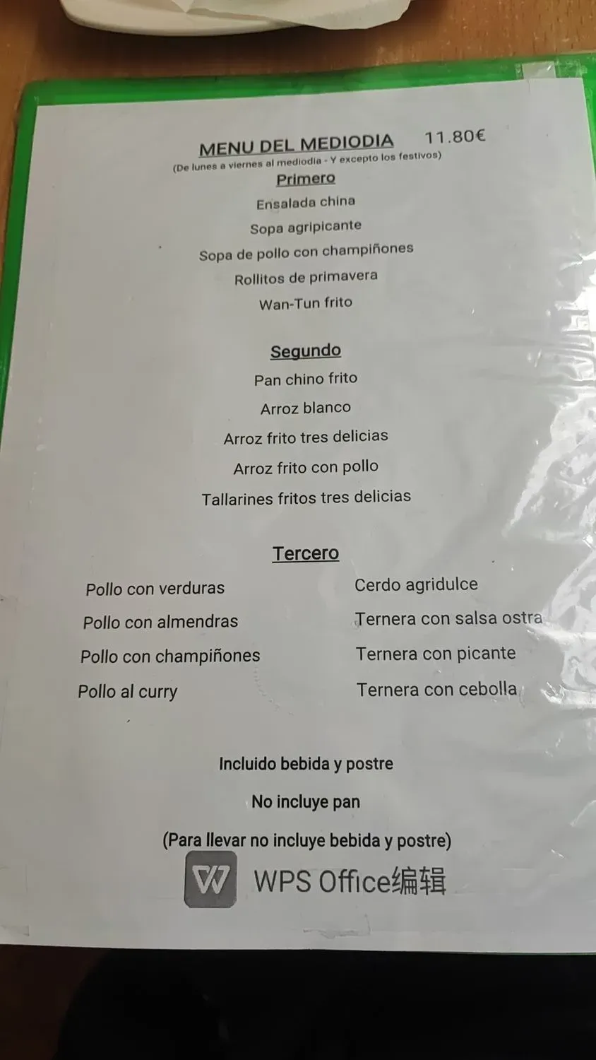 Menu 3