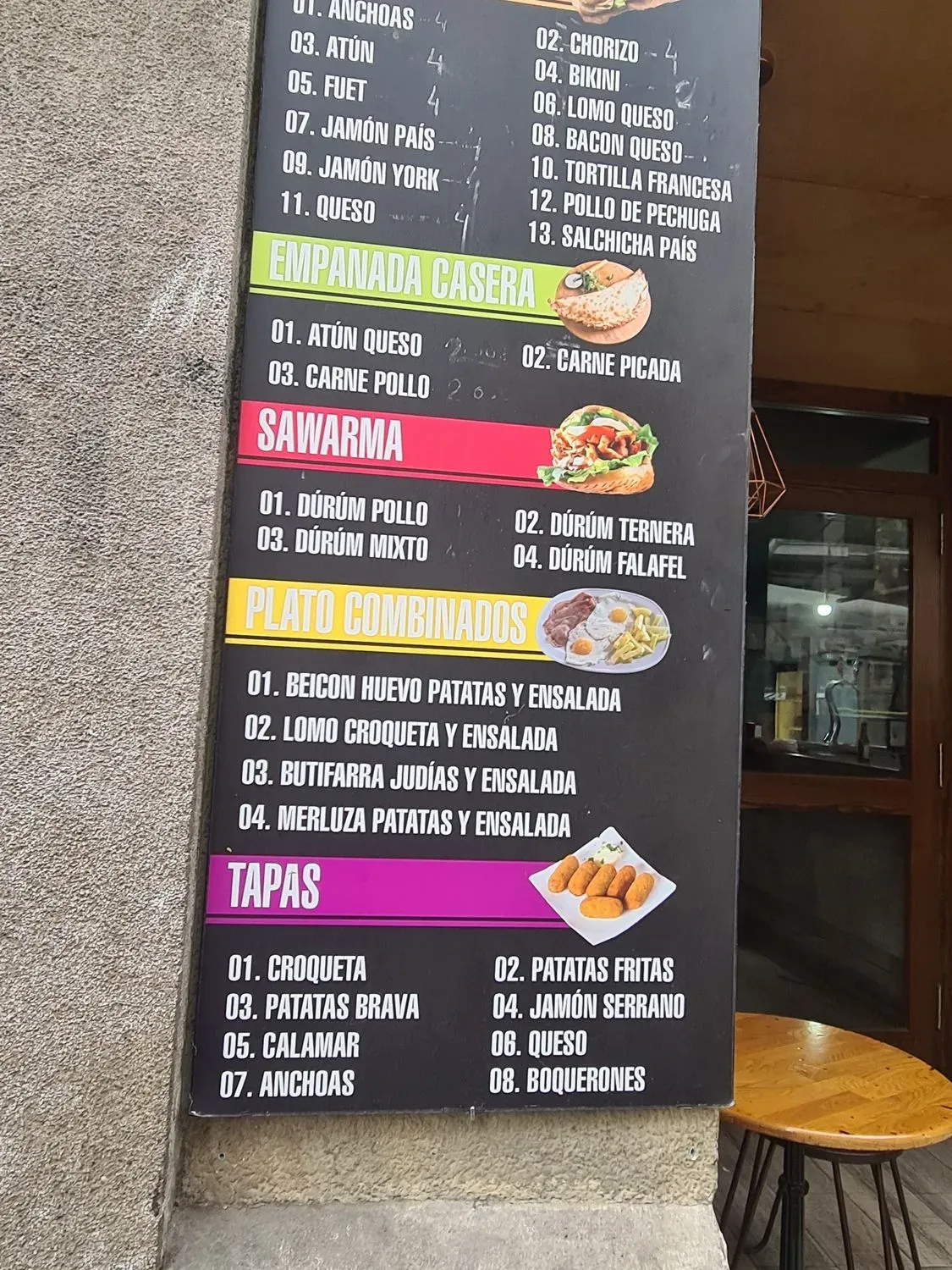 Menu 3