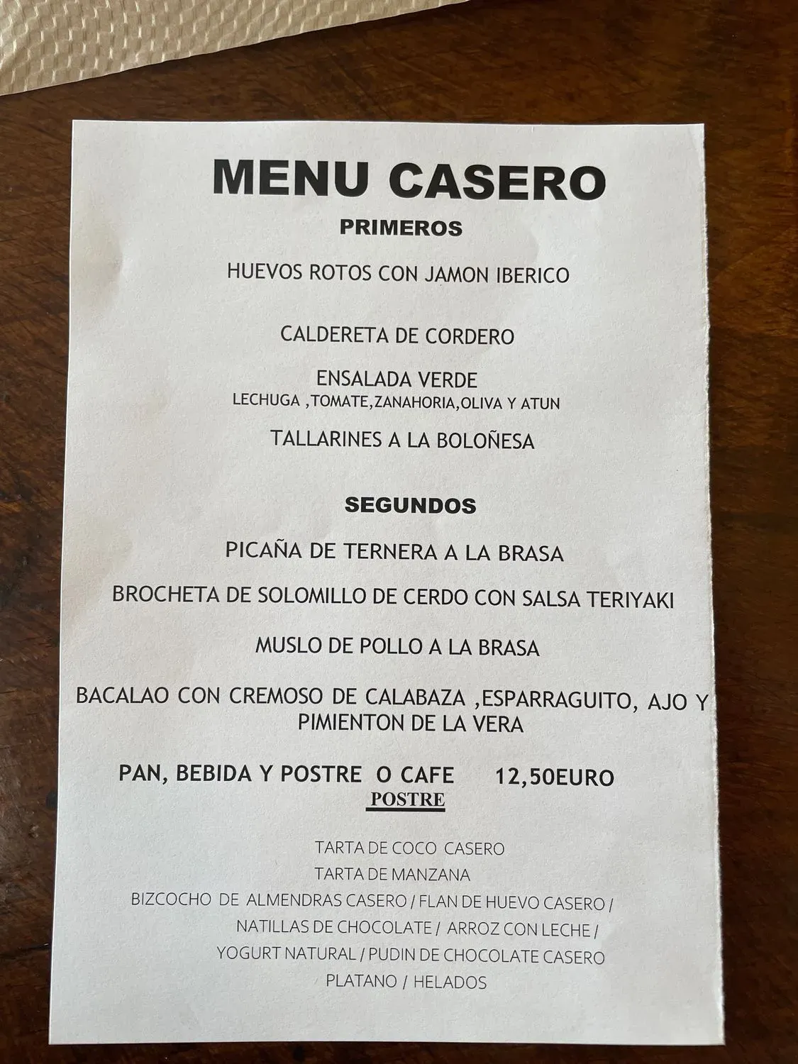 Menu 2