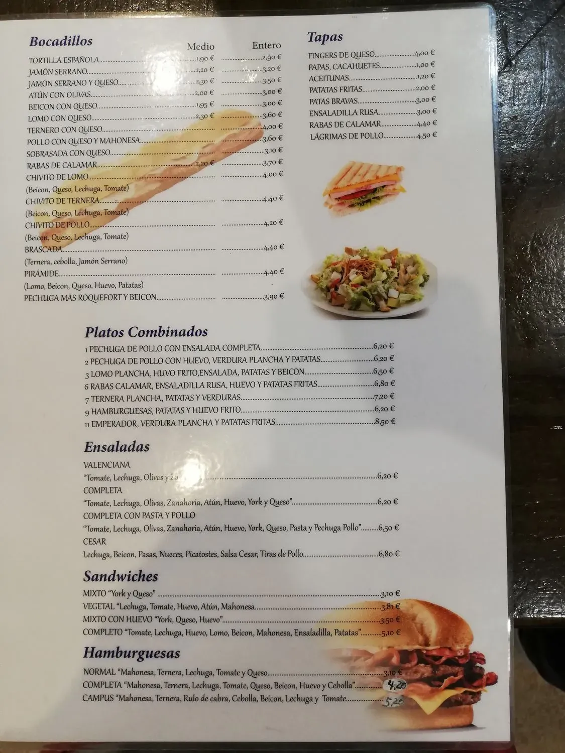 Menu 2