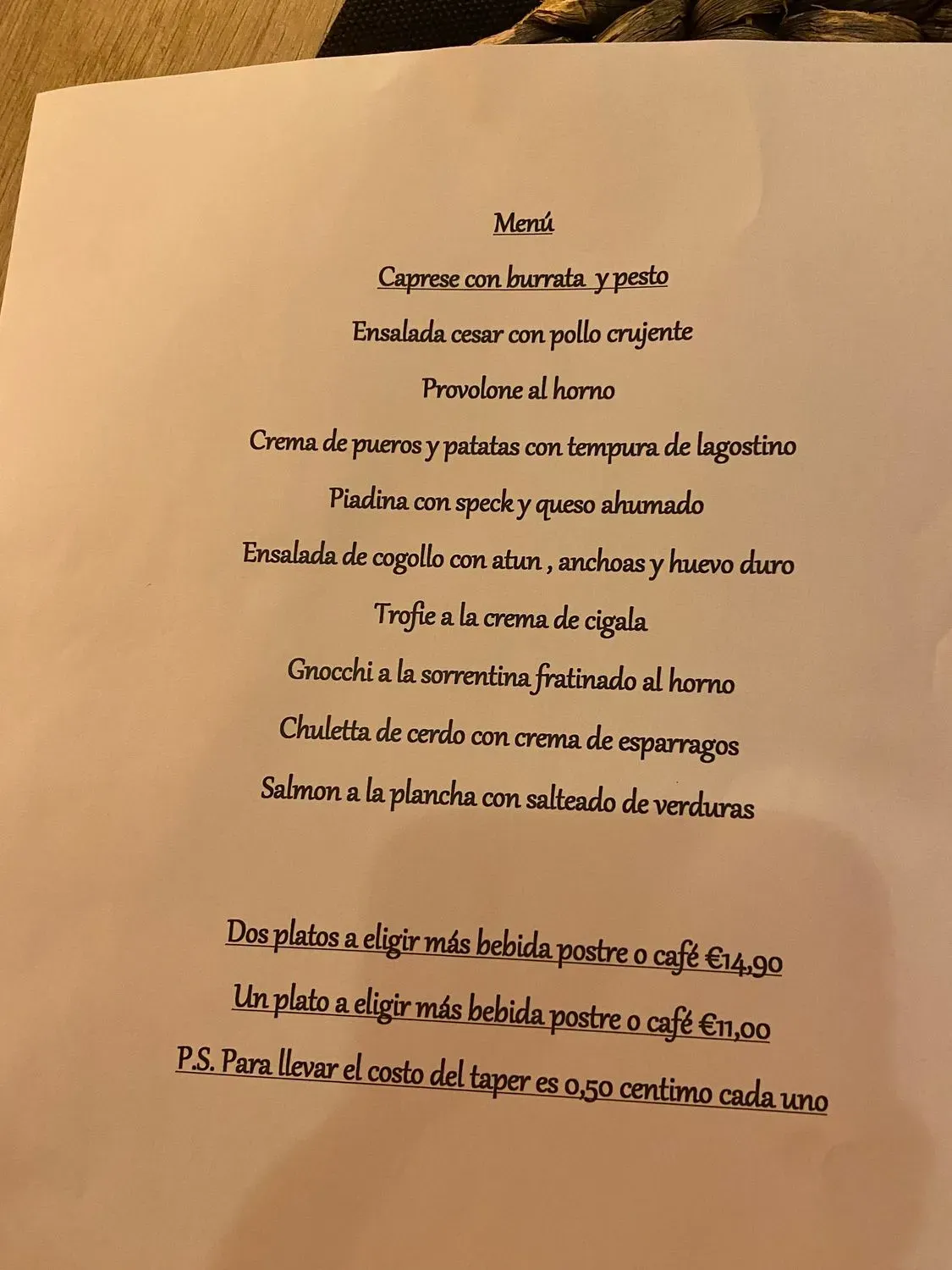 Menu 2