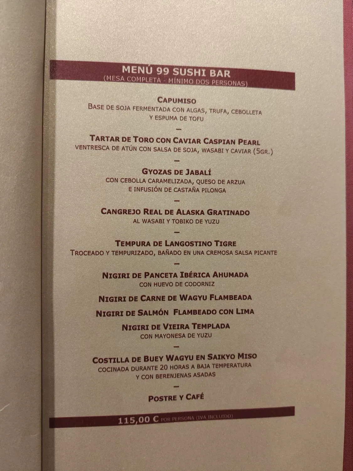 Menu 2