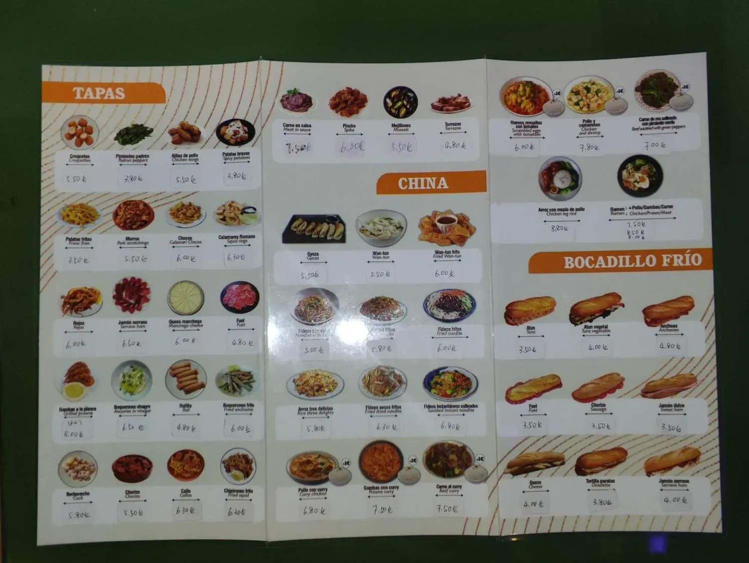 Menu 3