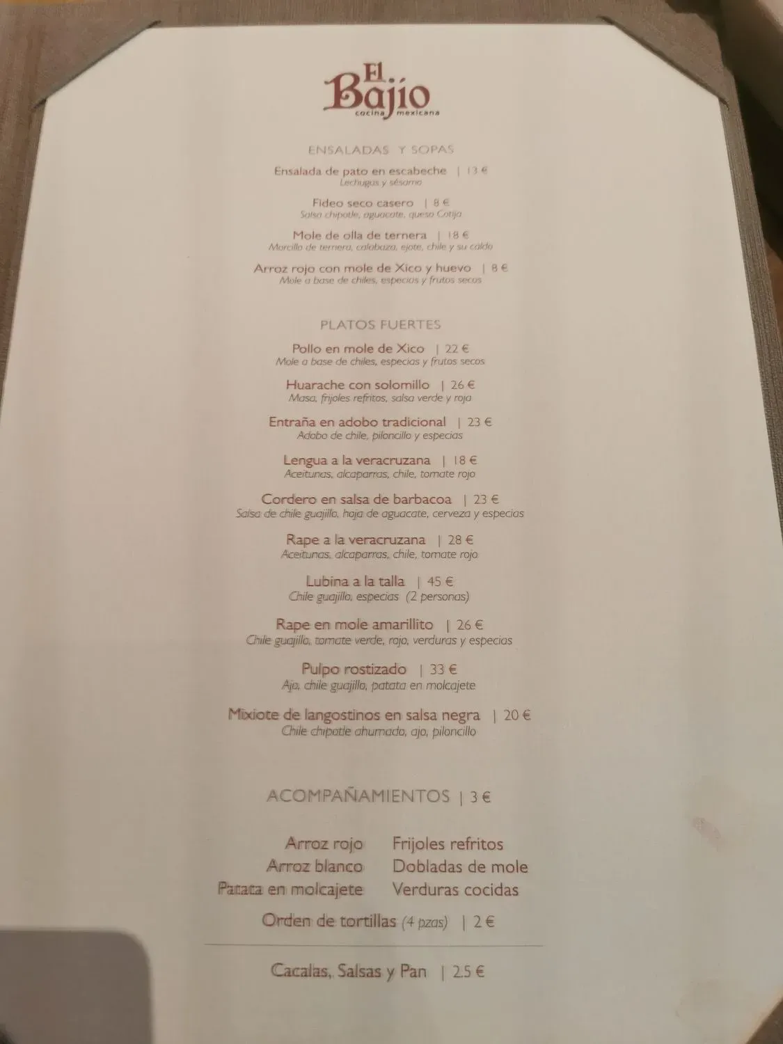 Menu 4