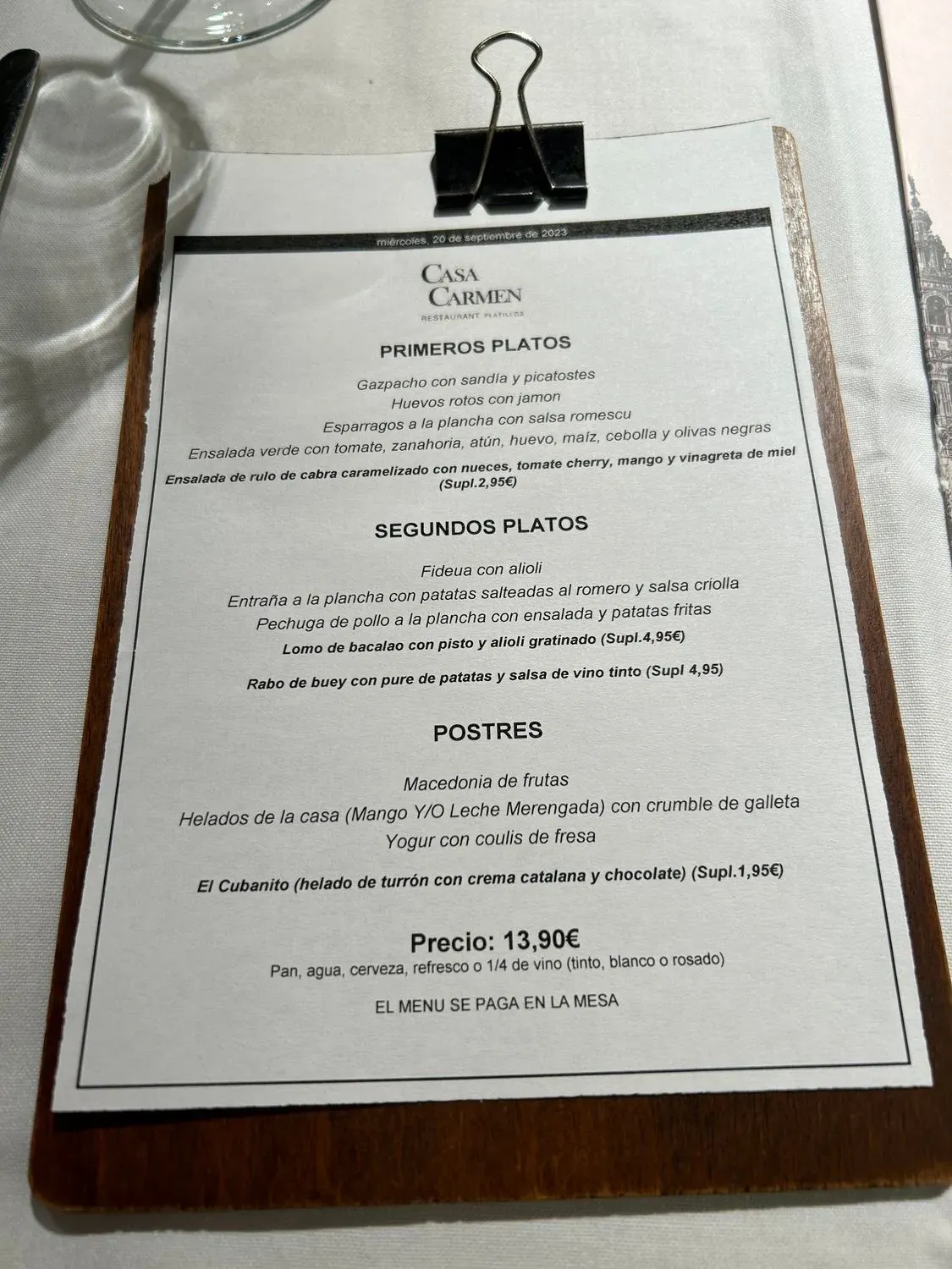 Menu 2