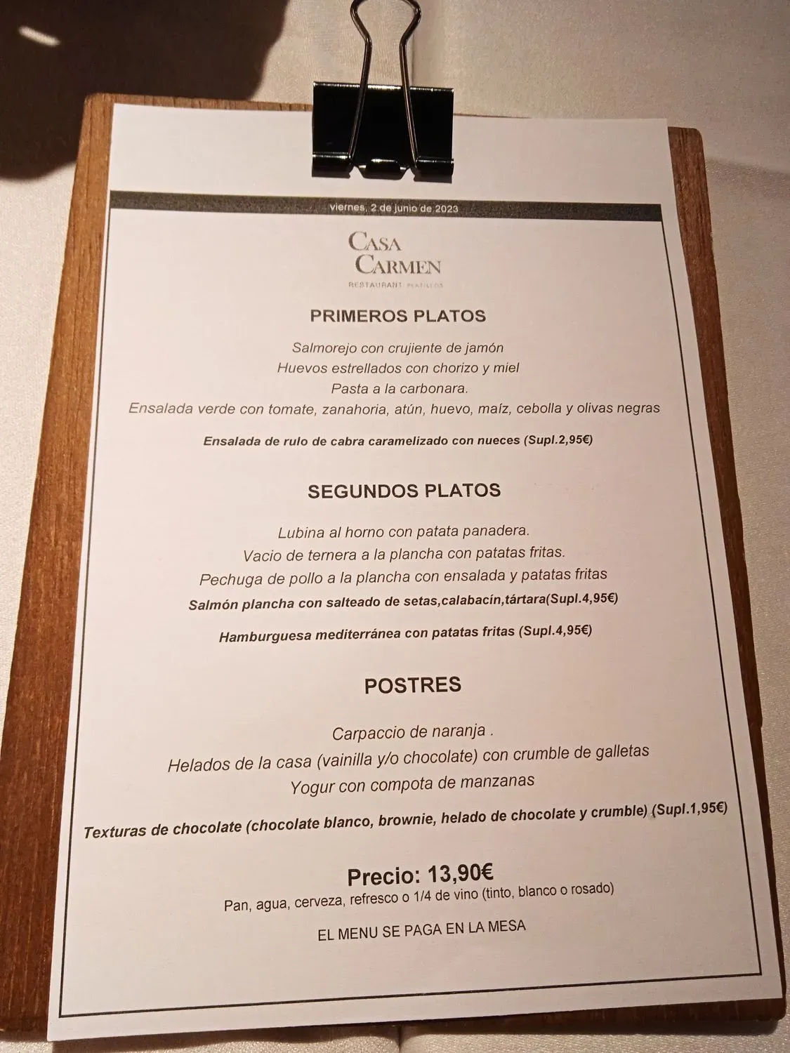 Menu 3