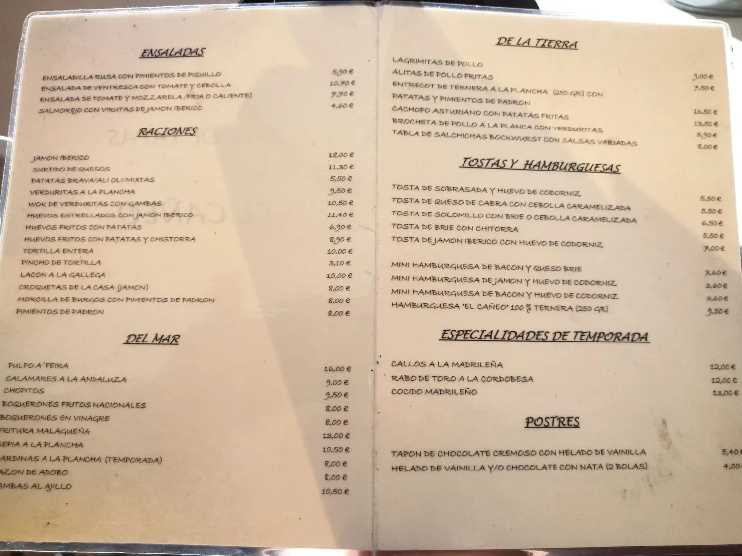 Menu 3